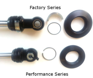 Fox 25 Performance and Factory Lower Spring Perch and Rod End