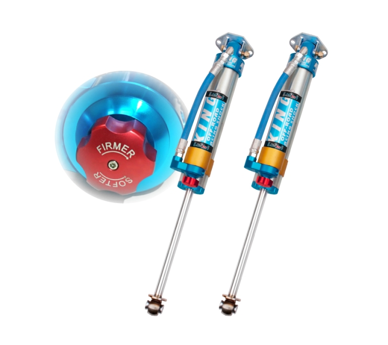 King Shocks Xj 8400 Rear 2.5 Dia. Piggy Hose Reservoir For 34″ Lifts