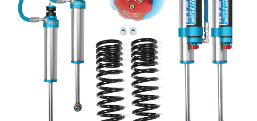 Super Duty Levelin gKit with King 2.5 Shocks with adjusters