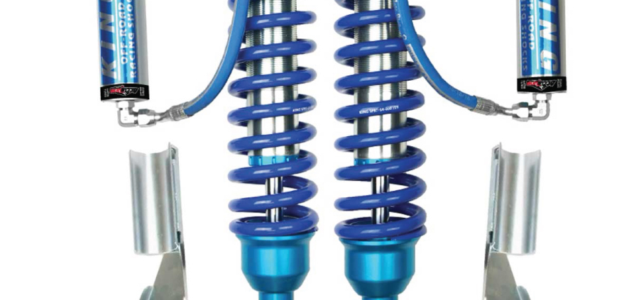 Pair of King 2.5 coilover shocks with remote reservoirs