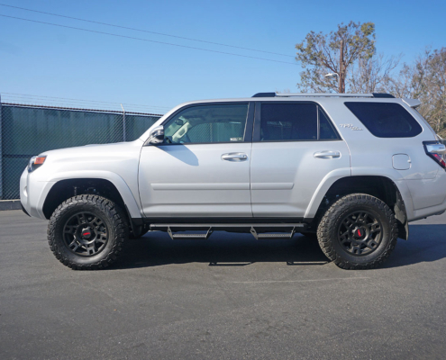 Toyota-4Runner-stage2 2019 Toyota 4Runner with Stage 2 suspension system from AccuTune Offroad with custom tuned Fox Shocks.