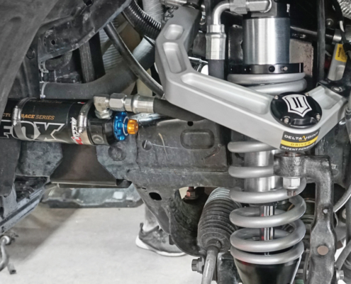 Toyota Tacoma Fox Coilovers with DSC adjusters tuned by AccuTune Offroad