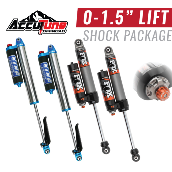 Jeep JL Shock Packages AccuTune OffRoad