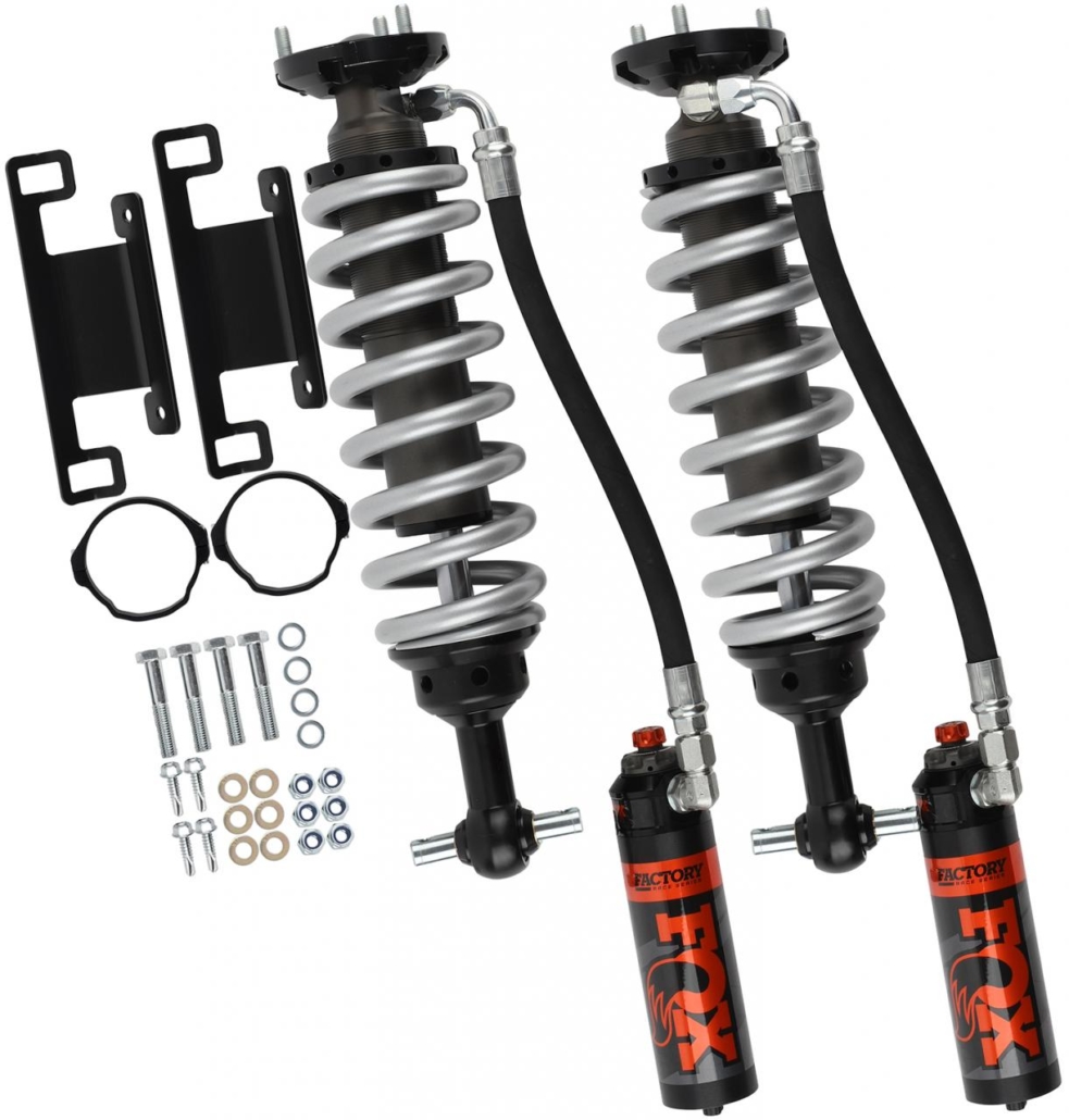 Fox Shock Kit 19ON Ford Ranger, Front Coilover, 2.5 Series, Remote