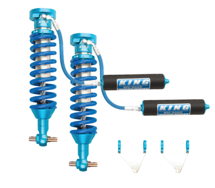 King Shocks, Ford Ranger, Front 2.5 Dia Remote Reservoir Coilovers w ...