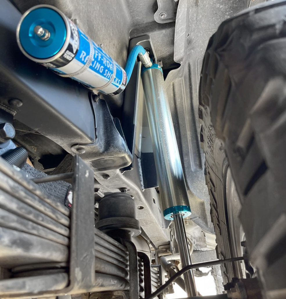 Rear Shock Relocation, 200523 Archive Garage, Weld On