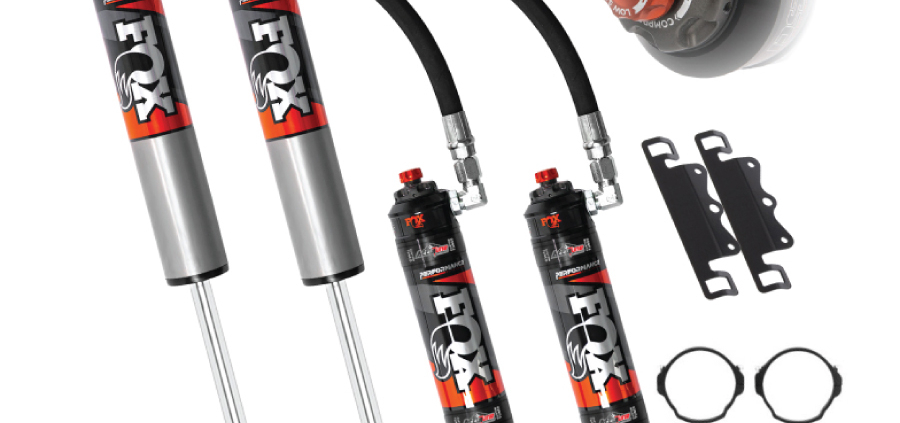 Pair of Fox 2.5 performance elite series shocks with DSC adjusters