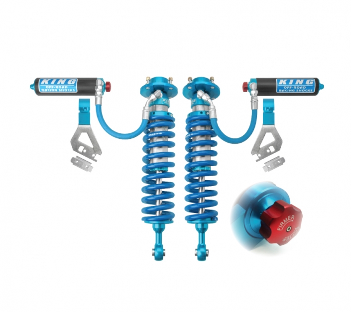 King 2022+ Toyota Tundra 2.5 Front Coilover Kit, with Compression ...