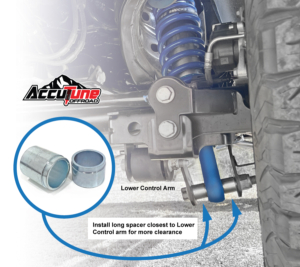 King Lower Shock Sleeve Set, 21+ Bronco - AccuTune Off-Road