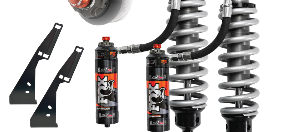 Fox 2.5 4Runner coilover shocks, performance elite series with DSC adjusters