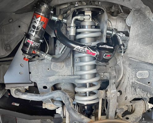 fox-pes-coilover-installed-toyota-4runner Fox Performance Elite Series coilovers installed on Toyota 4Runner.