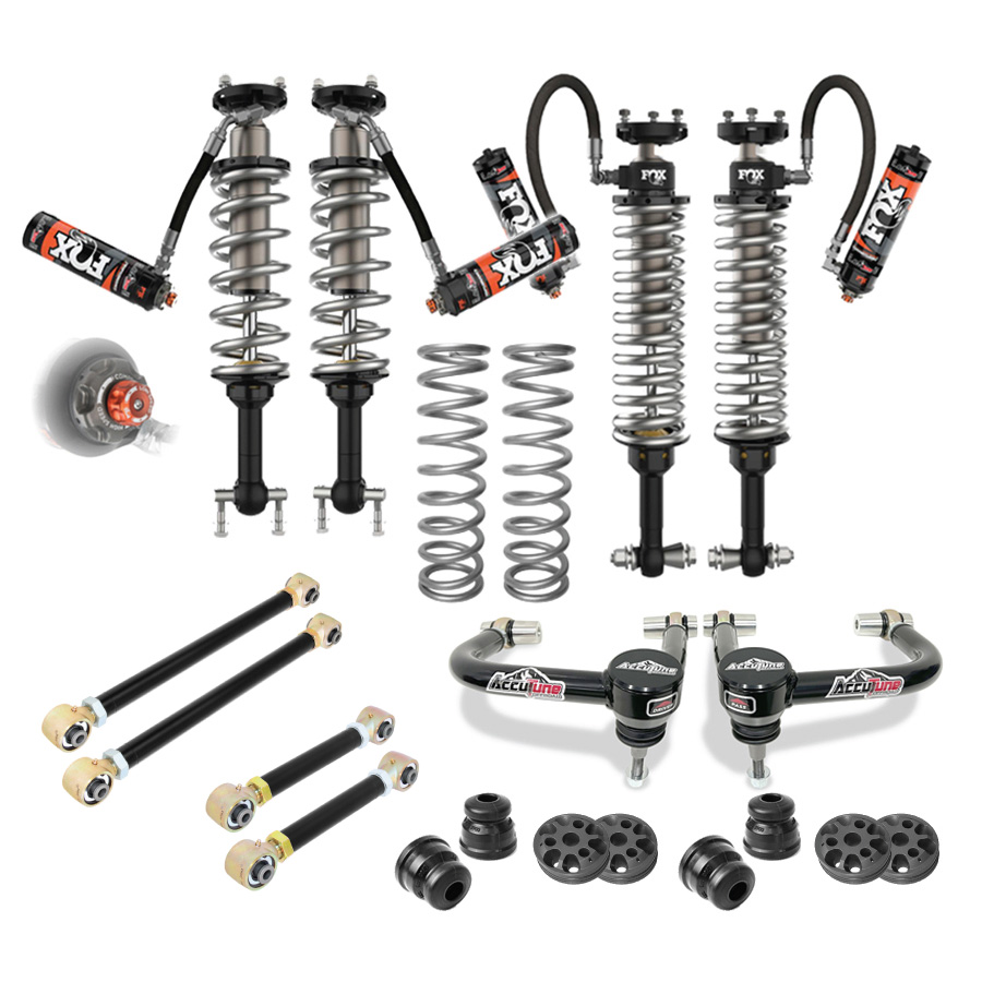 21+ Bronco Mid Travel Suspension Kit, Stage 2A - Fox - AccuTune