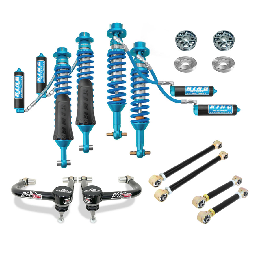 21+ Ford Bronco, 2.5 Coilover Mid Travel Suspension Kit, Stage 2 - King