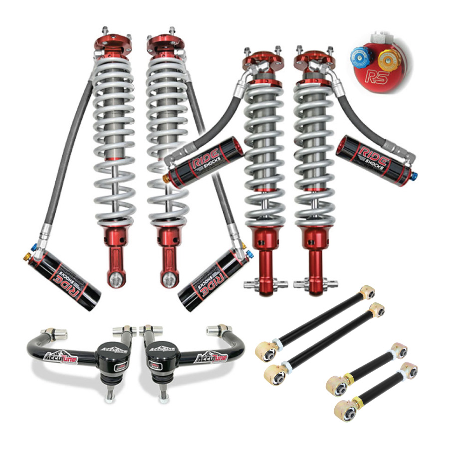 21+ Ford Bronco, 2.5 Coilover Mid Travel Suspension Kit, Stage 2A - Ride Shocks