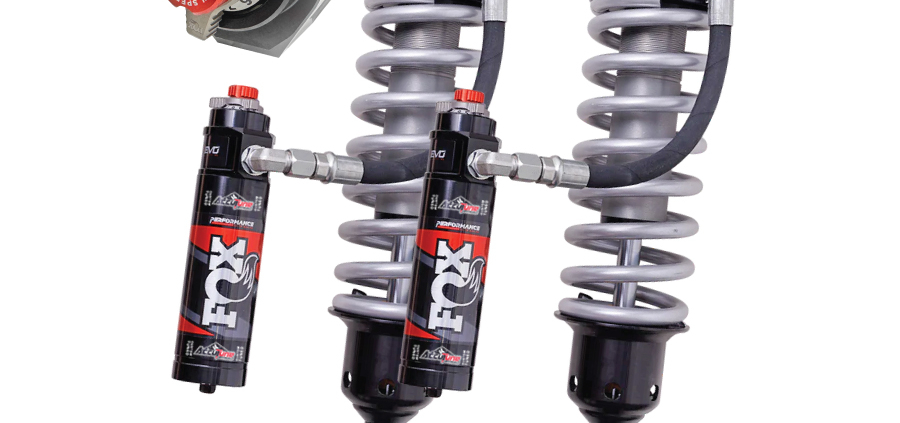 2024 Tacoma Fox 2.5 coilover shocks custom tuned with DSC EVO adjusters