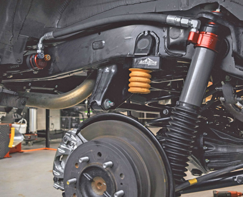 Ride Shocks 4Runner rear 1.5 inch lift coil springs installed.