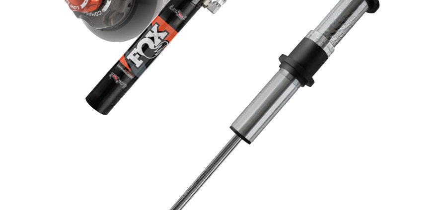 Fox 2.5 Performance Elite Series Coilover with DSC adjuster, custom tuned by AccuTune Offroad.