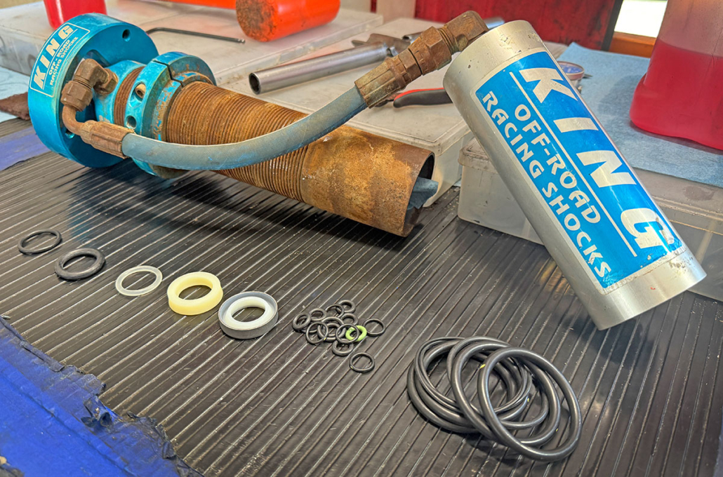 Rebuild King Coilovers with manufacture spec rebuild kits to ensure quality standards are maintained.