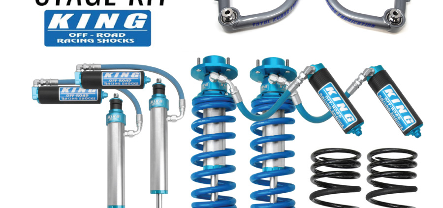 Custom suspension kit for 2024+ Toyota Tacoma with King Shocks from AccuTune Offroad