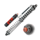 Fox 2.0 coilover shocks, factory race series with springs and rotating reservoir.