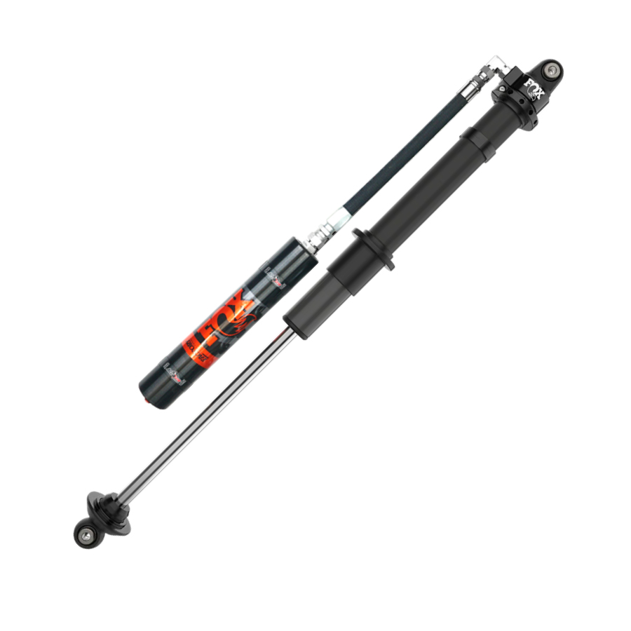 Fox 2.0 factory race series coilover shock with rotating remote reservoir