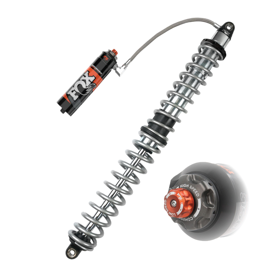 Fox 2.0 coilover shocks with DSC adjusters, performance elite series