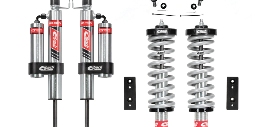 Tacoma leveling kit with Eibach 2.0 pro truck shocks front and rear with AccuTune Offroad upper control arms.