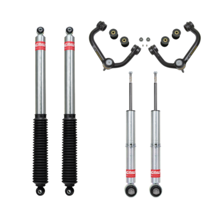 Ford F150 leveling kit with Eibach Pro Truck sport shocks and Icon upper control arms