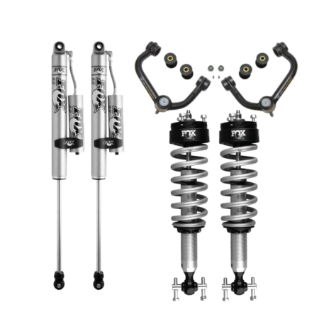 Ford F150 leveling kit with Fox 2.0 shocks and Icon UCA