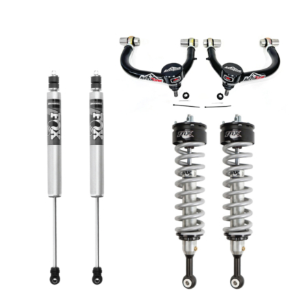 Fox 2.0 leveling kit with AccuTune Offroad upper control arms