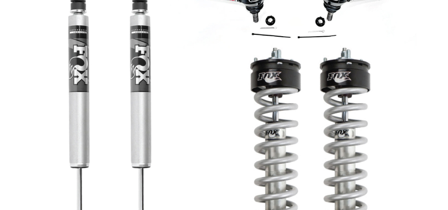 Fox 2.0 leveling kit with AccuTune Offroad upper control arms