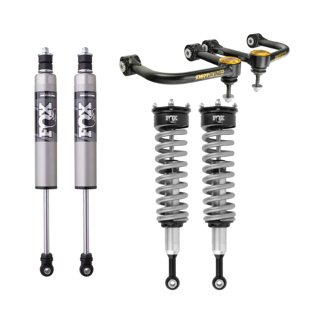 2024+ Tacoma leveling kit with Fox 2.0 shocks and Dirt King UCA