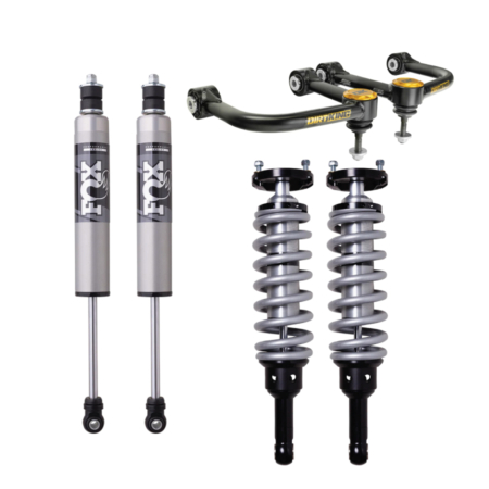 2024+ Tacoma leveling kit with Fox shocks and Dirt King UCA