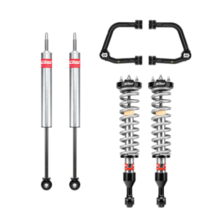 Land Cruiser LC250 leveling kit with Eibach Pro Truck shocks and Icon UCA