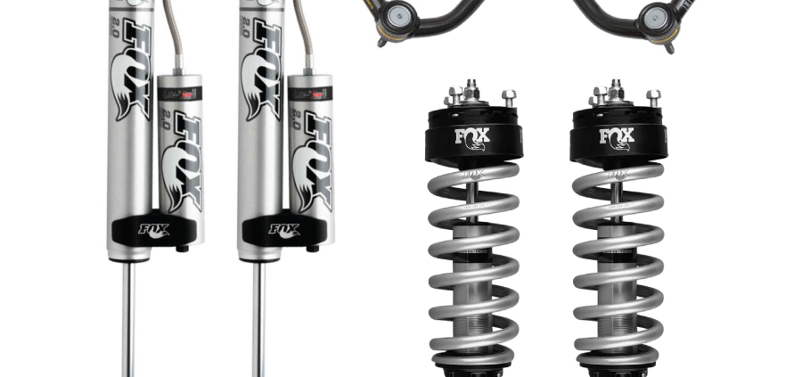 F150-Fox-leveling-KIT-3000-0212 Fox shocks leveling kit for Ford F150 truck with Icon upper control arms.