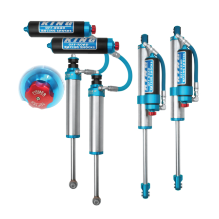 King Shock package with adjusters for 2017+ Ford Super Duty