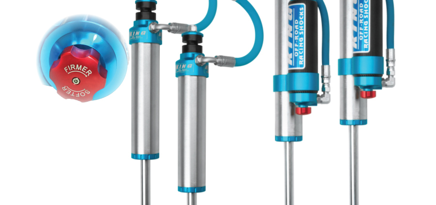 King-2.5-shocks-adjusters-for-2005+-Ford-F250-Super-Duty King Shock package with adjusters for 2017+ Ford Super Duty