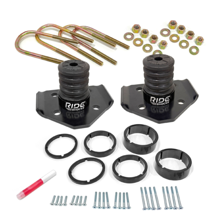 Ride Shocks Tacoma u-bolt flip kit with bump stop