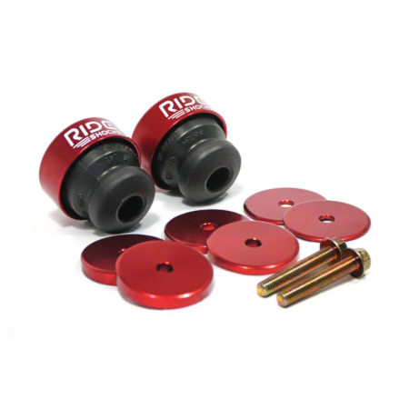 Ride Shocks front bump stop kit for Tacoma, 4Runner, Tundra, GX460, Red anodizing
