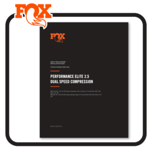 Fox installation guide for 4th gen Tacoma shocks