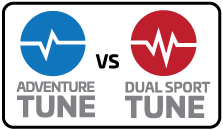 Should you get adventure tune or dual sport tune?