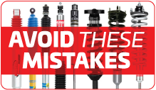 avoid these 5 mistakes when buying off-road shocks
