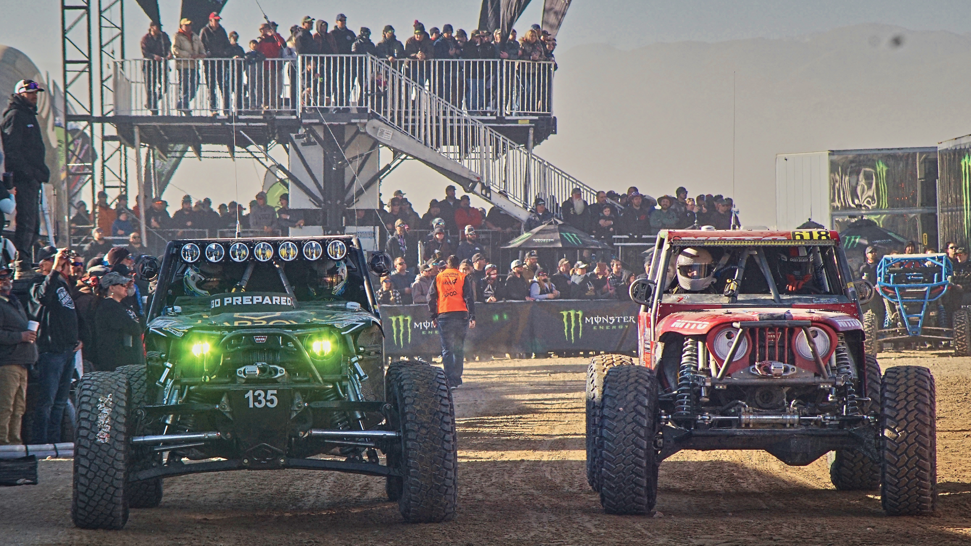 Starting line at King of the Hammers desert race