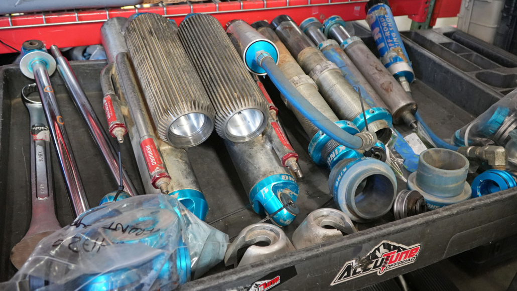 King shock rebuild at AccuTune Offroad