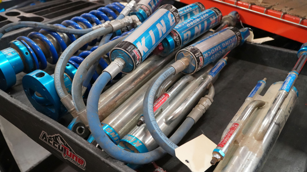 rebuilding king coilovers and bypasses