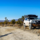 Off-road truck prepared for desert season with performance suspension