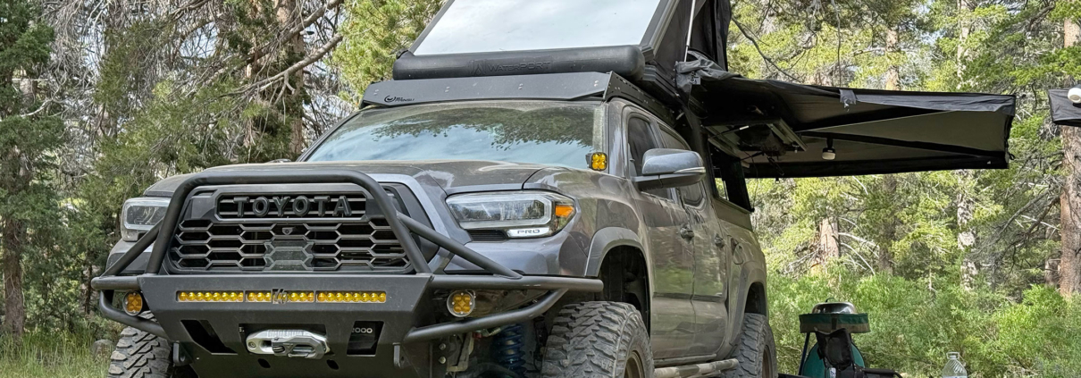 Toyota Tacoma suspension setup for daily driving, trail riding, and overlanding