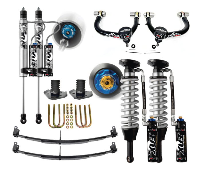 05-23 Tacoma Mid Travel Suspension Kit, Stage 2A – Fox – AccuTune Off-Road