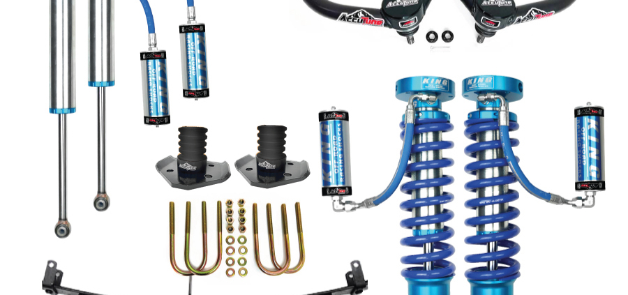 05+ Toyota Tacoma Suspension Lift King Coilovers Icon Delta Joint Mini Pack U-Bolt Archive Garage