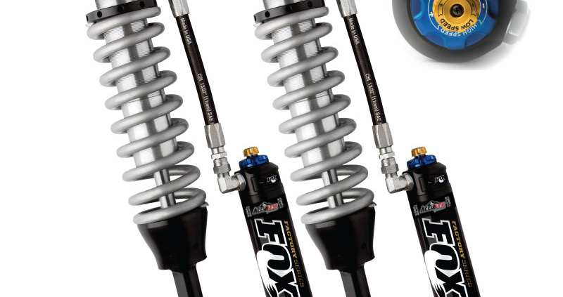 Fox 2.5 Coilover Factory Series with Remote Reservoir and DSC Dual Speed Compression Adjuster